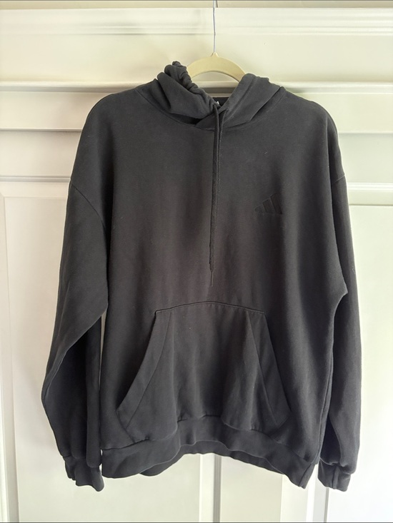 adidas Other - Adidas Black Pullover Hoodie with Subtle Logo